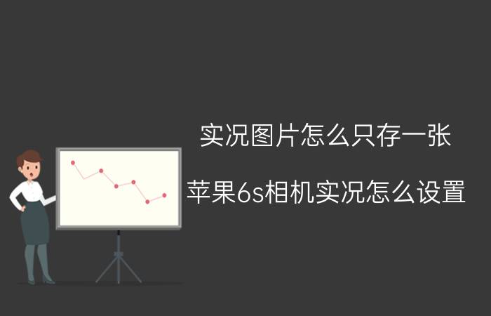 实况图片怎么只存一张 苹果6s相机实况怎么设置？